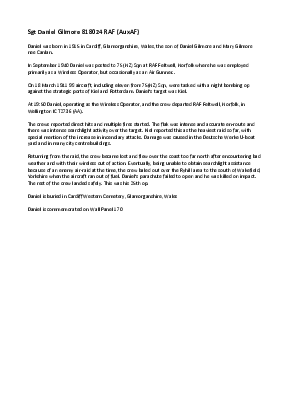 A preview of a PDF biography for Gilmore, Daniel
